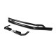 Передний ус двойной Vegas 76/42 2010-2016 (черный) для Volkswagen Amarok