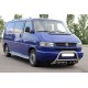 Кенгурятник WT003 60мм (нерж) 50мм, з написом для Volkswagen T4 Transporter 1990-2003 рр