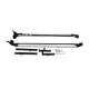 Боковые пороги OEM-BMW-V2 (2 шт, пластик) для Hyundai IX-35 2010-2015 гг