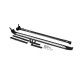 Боковые пороги OEM-BMW-V2 (2 шт, пластик) для Hyundai IX-35 2010-2015 гг