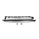 Бокові пороги OEM (2 шт) для Mercedes GL/GLS сlass X166