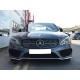 Передняя решетка Diamond Silver 2018-2025, без камеры для Mercedes C-сlass W205