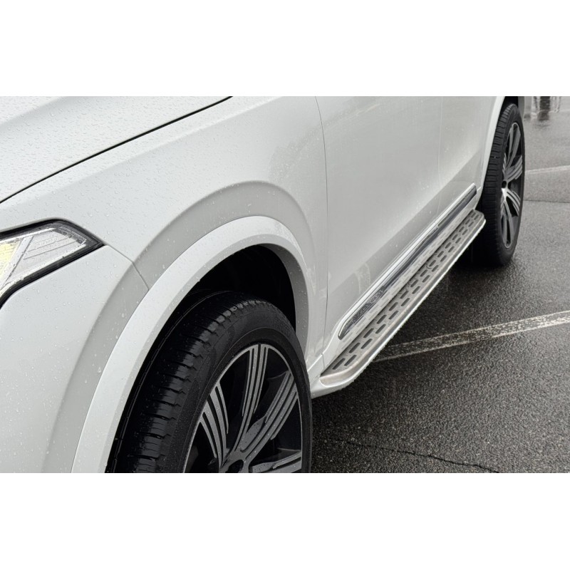 Бокові пороги OEM V1 (2 шт) для Volvo XC90 2015- рр