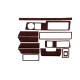 Накладки на панель Дерево для Volvo 940/960 1990-1997 рр