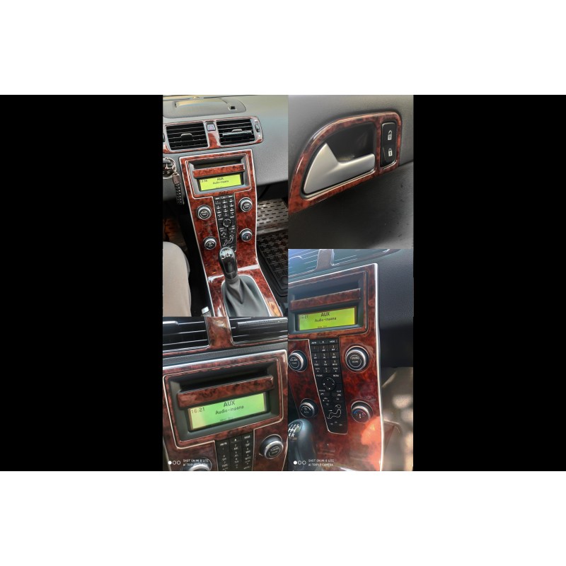 Накладки на панель Черный для Volvo S40 2004-2012 гг