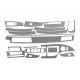 Накладки на панель Meric карбон для BMW 5 серія E-60/61 2003-2010 рр