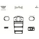 Накладки на панель (Meric) Карбон для Chrysler Voyager 2001-2007 рр