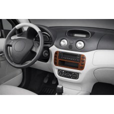 Накладки на панель приборов (2001-2004) Алюминий для Citroen C-3