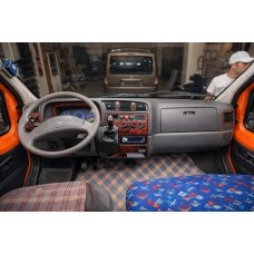 Накладки на панель приборов (Meric, 1995-2002) Алюминий для Fiat Ducato