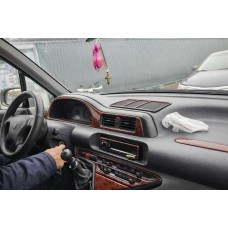 Накладки на панель приборов (Meric) Титан для Fiat Scudo 1996-2007 гг