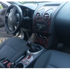 Накладки на панель Дерево для Nissan Qashqai 2007-2010 рр