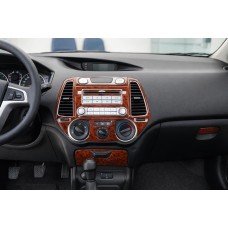 Накладки на Панель Приборов Дерево для Hyundai I-20 2008-2012 гг