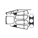 Накладки на панель (Meric) Титан для Kia Ceed 2007-2012 рр