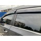 Ветровики с хром молдингом (4 шт, Niken) для Kia Sportage 2015-2021 гг