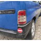 Накладка на стопи (2 шт., нерж.) OmsaLine - Італійська нержавійка для Citroen Berlingo 1996-2008 рр