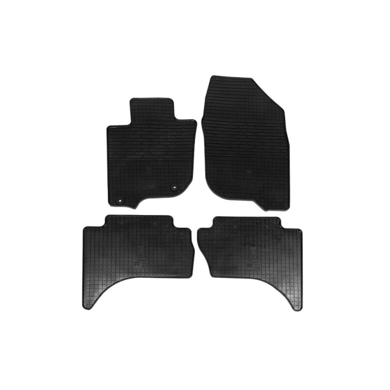 Резиновые коврики 2015-2018 (4 шт, Stingray Premium) для Mitsubishi L200