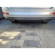 Задний диффузор обводки (нержива) Carmos - Турецкая сталь для Skoda Octavia III A7 2013-2019 гг