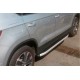 Боковые пороги Fullmond (2 шт., алюминий) для Seat Ateca 2016- гг