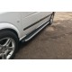 Боковые пороги Fullmond (2 шт., алюминий) Длинная База для Mercedes Vito/V-class W447 2014- гг