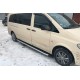 Боковые пороги Fullmond (2 шт., алюминий) Длинная База для Mercedes Vito/V-class W447 2014- гг