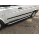 Бокові пороги Fullmond (2 шт., алюм) Коротка/Середня бази для Mercedes Vito / V-class W447 2014- рр