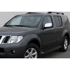 Накладки на Зеркала (2 шт., пластик) Без повторителя поворота для Nissan Pathfinder R51 2005-2014 гг
