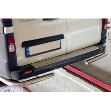 Задние уголки (2 шт., нержавейка) для Fiat Talento 2016- гг