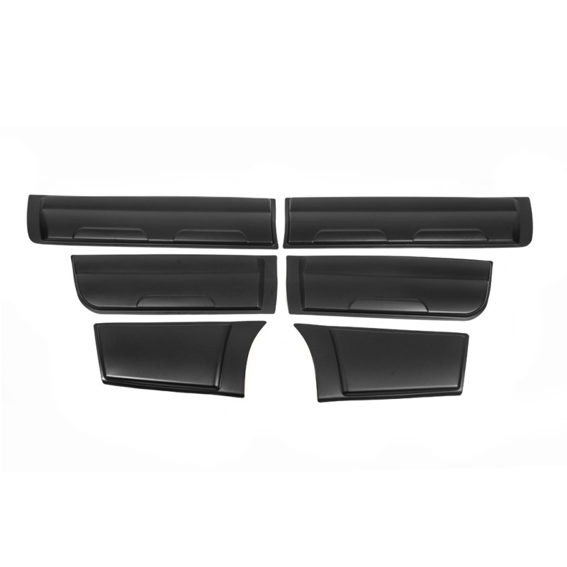 Молдинг на двері Meliset (6 шт, ABS) для Toyota Hilux 2015- рр