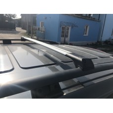 Перемычки на рейлинги без ключа Flybar (2 шт) Серый для Mercedes Vito W639 2004-2014 гг