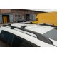 Перемычки на рейлинги без ключа Flybar (2 шт) Черный для Nissan Primastar 2002-2014 гг