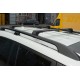 Перемычки на рейлинги без ключа Flybar (2 шт) Черный для Nissan Primastar 2002-2014 гг