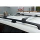 Перемычки на рейлинги без ключа Flybar (2 шт) Черный для Nissan Primastar 2002-2014 гг