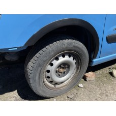 Накладки на арки (4 шт, чорні) для Citroen Jumpy 2007-2017 рр