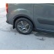Накладки на арки (4 шт, чорні) XTR, 2 бокові двері, Пластик для Citroen Berlingo 2008-2018 рр
