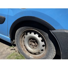 Накладки на арки (4 шт, чорні) для Fiat Scudo 2007-2015 рр