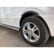 Накладки на арки (4 шт, чорні) для Mercedes Vito W639 2004-2014 рр