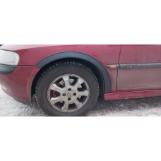 Накладки на арки (4 шт, чорні) ABS пластик для Opel Vectra B 1995-2002 рр