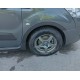 Накладки на арки (4 шт, чорні) 1 бічні двері, Пластик для Peugeot Partner Tepee 2008-2018 рр