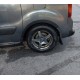 Накладки на арки (4 шт, чорні) 1 бічні двері, Пластик для Peugeot Partner Tepee 2008-2018 рр