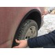 Накладки на арки (6 шт, чорні) ABS пластик для Volkswagen T5 Transporter 2003-2010 рр