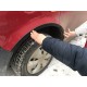 Накладки на арки (6 шт, чорні) ABS пластик для Volkswagen T5 Transporter 2003-2010 рр