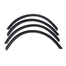 Накладки на арки (4 шт, чорні) ABS пластик для Skoda Fabia 2000-2007 рр