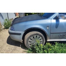 Накладки на арки (4 шт, чорні) ABS пластик для Skoda Octavia I Tour A4 1996-2010
