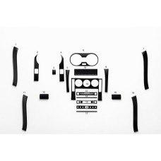 Накладки на панель приборов (2004-2005, 19 частей) Алюминий для Land Rover Freelander I