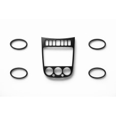 Накладки на панель (2001-2004) алюміній для Mercedes A-сlass W168 рр