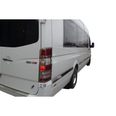 Хромированные Накладки на Задние Фонари (2 шт, Нержавейка) для Mercedes Sprinter W906 2006-2018 гг