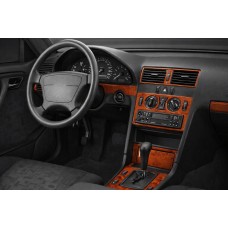 Накладки на панель (1995-1997) Карбон для Mercedes C-class W202 рр