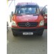 Козырек на лобовое стекло на раме V1 (черный глянец, 5мм) для Mercedes Sprinter W906 2006-2018 гг