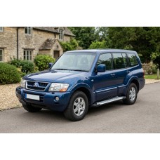 Боковые Подножки Тип X5 (2 шт., Алюминий) для Mitsubishi Pajero Wagon III 1999-2006 гг