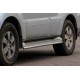 Боковые трубы под штатное крепление (2 шт., нержавейка) для Mitsubishi Pajero Wagon III 1999-2006 гг